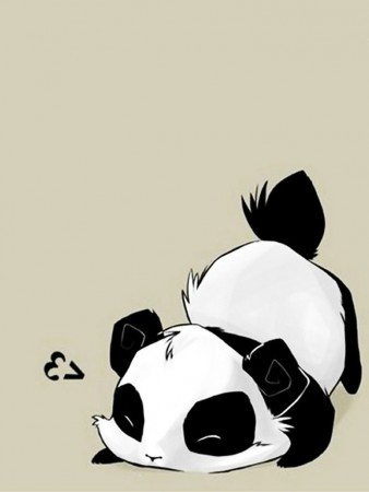 Sleepy panda